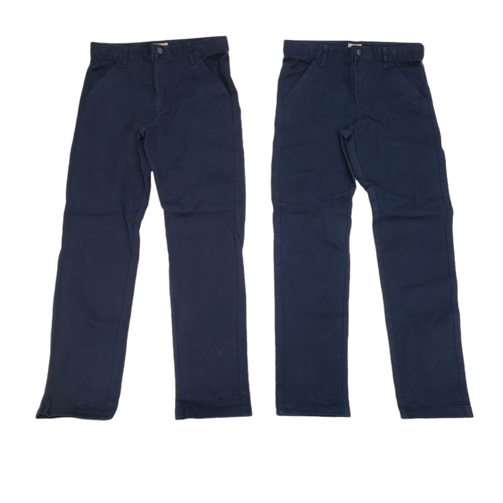 NWT Cat & Jack Boys School Uniform Pants Size 16 - Two Pack Fighter Pilot Blue